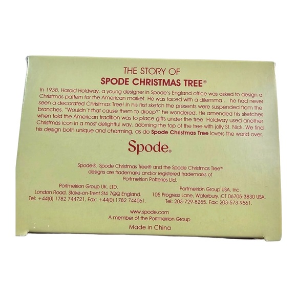 Spode Christmas Tree Bell With Santa Ornament Annual 2013 Ornament Original Box - Picture 4 of 9